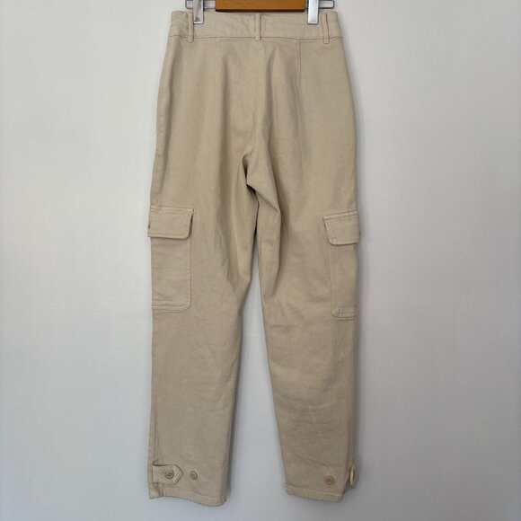 Wilfred Free Modern Cargo Pant Birch Beige Size 2 - Picture 10 of 13